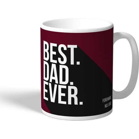 Personalised West Ham United Best Dad Ever Mug