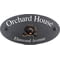 Personalised Newfoundland Dog Motif Oval Slate House Sign Plaque 25x13cm