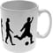 Personalised Swansea City Evolution Mug