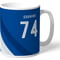 Personalised Birmingham City Stripe Mug