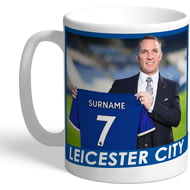 Personalised Leicester City FC Manager Mug