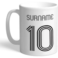 Personalised Swansea City Retro Shirt Mug