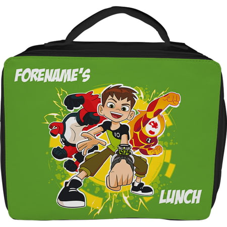 Personalised Ben 10 Insulated Lunch Bag - Black