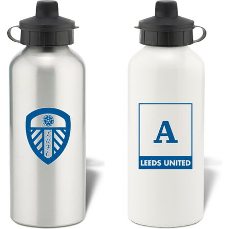 Personalised Leeds United FC Monogram Aluminium Water Bottle