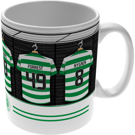 Personalised Celtic Dressing Room Shirts Photo 11oz Ceramic Mug from Go
