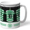 Personalised Celtic FC Dressing Room Shirts Mug