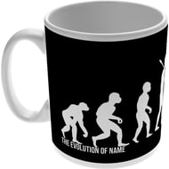 Personalised Derby County Evolution Mug