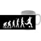 Personalised Football Player Evolution 11oz Ceramic Mug for Derby County fans