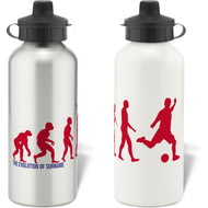 Personalised Stoke City Player Evolution Aluminium Sports Water Bottle