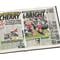 Personalised Gloucester Rugby Newspaper Book
