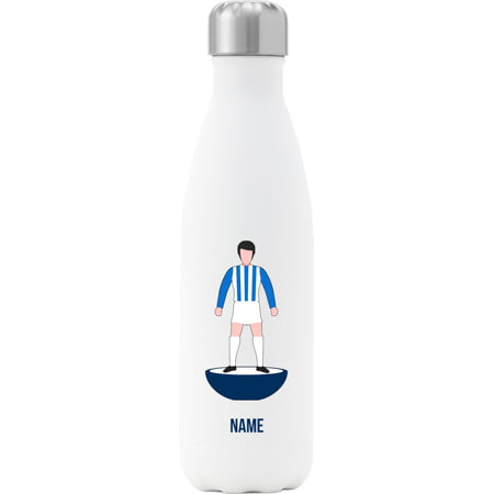 Personalised Huddersfield Town Player Figure Insulated Water Bottle - 500ml - White