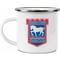Personalised Ipswich Town FC Back Of Shirt Enamel Camping Mug