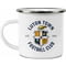 Personalised Luton Town FC Back Of Shirt Enamel Camping Mug