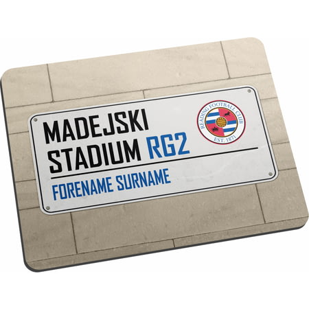 Personalised Reading FC Street Sign Mouse Mat