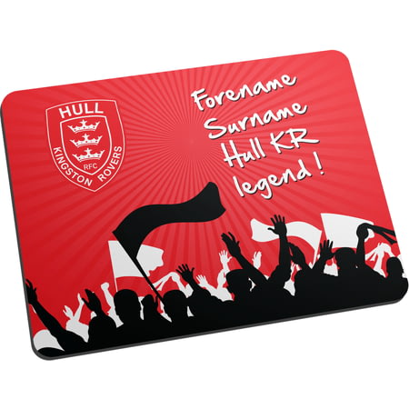 Personalised Hull Kingston Rovers Legend Mouse Mat
