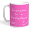 Personalised In The Dog House - Pink Mug