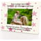 Personalised Pink Stars Pattern 6x4" Wooden Landscape Photo Frame