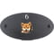Personalised Shiba Inu Dog Motif Oval Slate House Sign Plaque 25x13cm