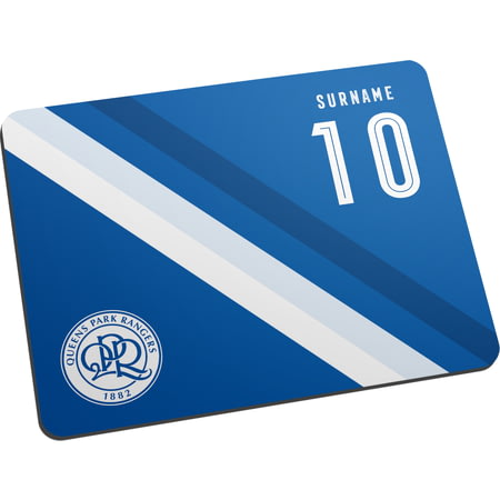 Personalised Queens Park Rangers FC Stripe Mouse Mat