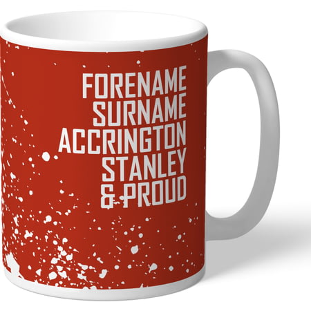 Personalised Accrington Stanley Proud Mug