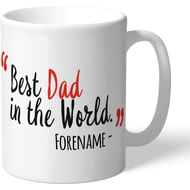 Personalised Crystal Palace Best Dad In The World Mug