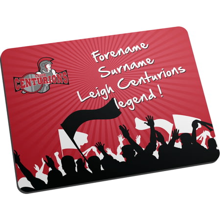 Personalised Leigh Centurions Legend Mouse Mat