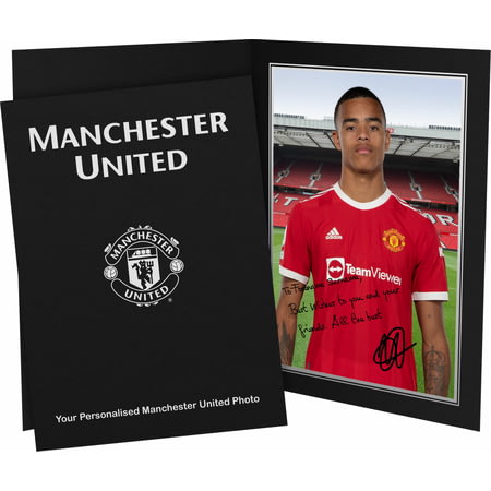 Personalised Manchester United FC Greenwood Autograph Player Photo Folder
