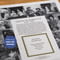 Personalised Queen Elizabeth Memorial Newspaper Book - Red Cloth