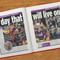 Personalised Queen Elizabeth Memorial Newspaper Book - Red Cloth