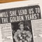 Personalised Queen Elizabeth Memorial Newspaper Book - Red Cloth