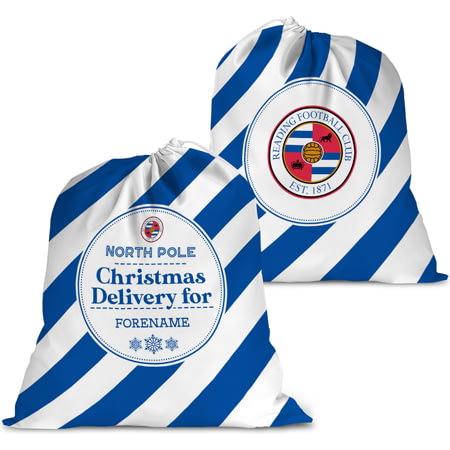Personalised Reading FC FC Christmas Delivery Large Fabric Santa Sack