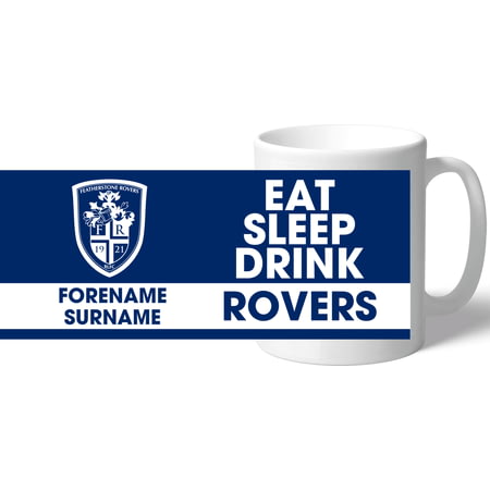 Personalised Featherstone Rovers Eat Sleep Drink Mug