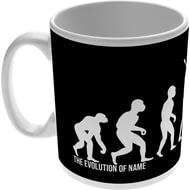 Personalised Flute Players Evolution 11oz Ceramic Mug