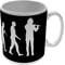 Personalised Flute Players Evolution 11oz Ceramic Mug