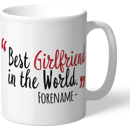 Personalised Middlesbrough Best Girlfriend In The World Mug