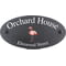 Personalised Flamingo Bird Motif Oval Slate House Sign Plaque 25x13cm