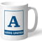 Personalised Leeds United FC Monogram Mug