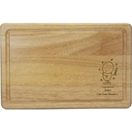 Personalised Chilli & Bubble's Congratulations Rectangle Wooden Chopping Board
