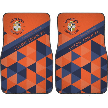 Personalised Luton Town FC Patterned Front Car Mats
