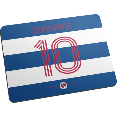 Personalised Reading FC Retro Shirt Mouse Mat