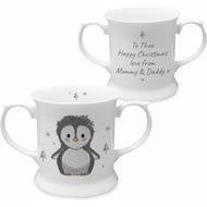 Personalised Pebbles The Penguin Loving Cup