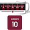 Personalised West Ham United Dressing Room Shirts Mug & Coaster Set