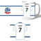 Personalised Bolton Wanderers FC Shirt Mug & Coaster Set