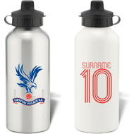 Personalised Crystal Palace FC Retro Shirt Aluminium Sports Water Bottle