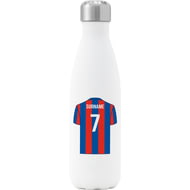 Personalised Crystal Palace Shirt Insulated Water Bottle - 500ml - White