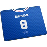 Personalised Leicester City FC Retro 87 Kit Mouse Mat