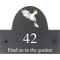 Personalised Cockatoo Bird Motif Slate House Name Or Number Plaque/Sign - 25x20cm
