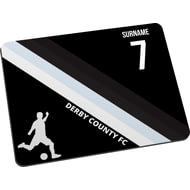 Personalised Colour Stripe Mouse Mat for Derby County football fans