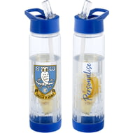 Personalised Sheffield Wednesday FC Crest Fruit Infuser Sports Water Bottle - 740ml