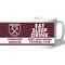 Personalised West Ham United FC Eat Sleep Drink Mug